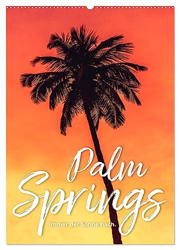 Palm Springs - Immer der Sonne nach. (Wandkalender 2024 DIN A2 hoch), CALVENDO Monatskalender