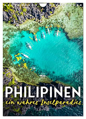 Philippinen - Ein wahres Inselparadies. (Wandkalender 2024 DIN A4 hoch), CALVENDO Monatskalender von CALVENDO