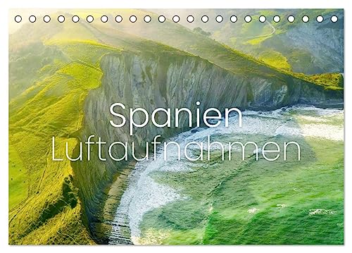 Spanien Luftaufnahmen (Tischkalender 2024 DIN A5 quer), CALVENDO Monatskalender