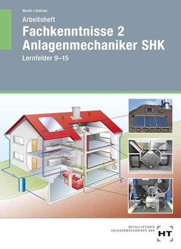 Arbeitsheft: Fachkenntnisse 2 Anlagenmechaniker SHK: Lernfelder 9--15 von Handwerk + Technik GmbH