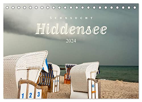 Sehnsucht Hiddensee 2024 (Tischkalender 2024 DIN A5 quer), CALVENDO Monatskalender