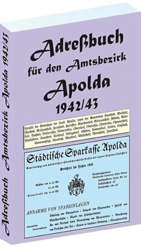 Adreßbuch für den Amtsgerichtsbezirk Apolda 1942 / 1943