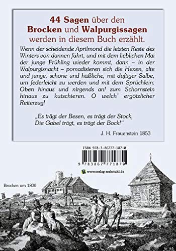 Brocken Sagenbuch: Mit den Walpurgissagen von Rockstuhl Verlag