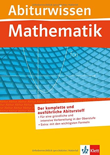 Abiturwissen; Mathematik: Analysis