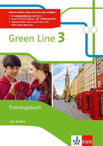 Green Line 3: Trainingsbuch mit Audios Klasse 7 (Green Line. Bundesausgabe ab 2014) von Klett Ernst /Schulbuch