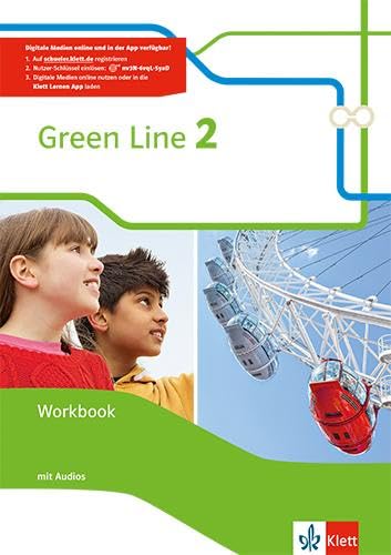 Green Line 2: Workbook mit Audios Klasse 6: Workbook + Audios Klasse 6 (Green Line. Bundesausgabe ab 2014)