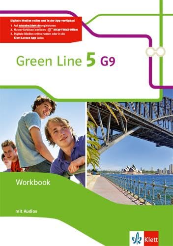 Green Line 5 G9: Workbook mit Audios Klasse 9 (Green Line G9. Ausgabe ab 2015)