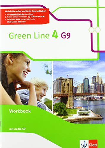 Green Line 4 G9: Workbook mit Audio-CD: Workbook mit Audios Klasse 8 (Green Line G9. Ausgabe ab 2015)
