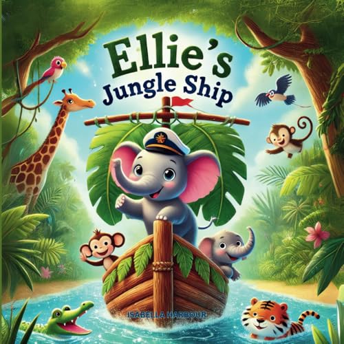 Ellie's Jungle Ship: A Gentle Adventure Story about Elephants, Friendship, Teamwork, and Bravery for Kids Ages 3-5 (Preschool Picture Book) von Independently published