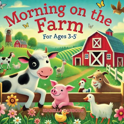 Morning on the Farm: A Gentle Farm Animal Book for Kids Ages 3–5 to Learn Morning Routines and Animal Sounds von Independently published