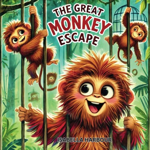 The Great Monkey Escape: A Cheerful and Colorful Story About Curious Monkeys, Friendship, and Discovering the Joy of Home. A Funny and Heartwarming ... Right at Home (Perfect for Kids Ages 3-5). von Independently published