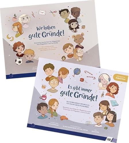 SET: Wir haben gute Gründe! + Es gibt immer gute Gründe!: Illustrierte Geschichten für Pflegekinder, ihre Pflegeeltern und Fachkräfte SET: Wir haben gute Gründe! + Es gibt immer gute Gründe!: Illustrierte Geschichten für Pflegekinder, ihre Pflegeeltern und Fachkräfte von Schulz-Kirchner