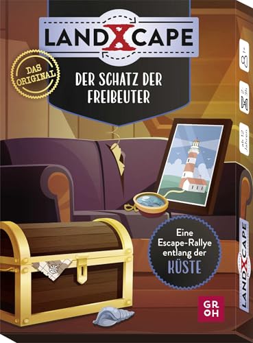 LandXcape - Der Schatz der Freibeuter: Eine Escape-Rallye entlang der Küste von Nord- & Ostsee | Mehrfach spielbares Escape Game für Kinder ab 12 & Erwachsene (Regionale Exit-Spiele-Krimis) von Groh