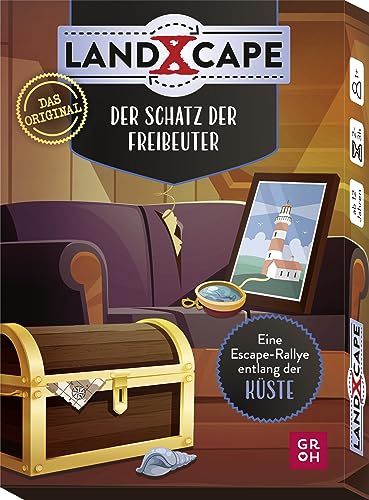 LandXcape - Der Schatz der Freibeuter: Eine Escape-Rallye entlang der Küste von Nord- & Ostsee | Mehrfach spielbares Escape Game für Kinder ab 12 & Erwachsene (Regionale Exit-Spiele-Krimis)