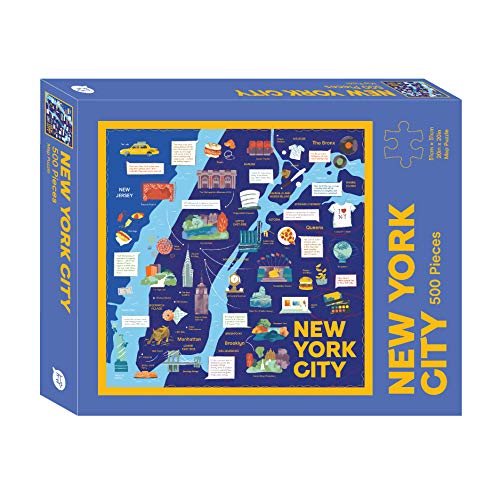 New York City Map: 500 Piece: 500-Piece Jigsaw Puzzle (Map Puzzle) von Explore Australia