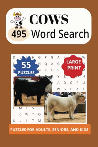 Cow 495 Word Search Cow 495 Word Search von Independently published