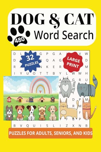Dog & Cat 480 Word Search Puzzle Dog & Cat 480 Word Search Puzzle von Independently published