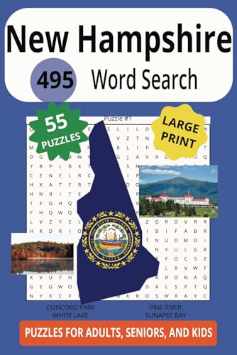 NEW HAMPSHIRE 495 WORD SEARCH: No Hiking Boots Required For This Colorful Brain Booster! NEW HAMPSHIRE 495 WORD SEARCH: No Hiking Boots Required For This Colorful Brain Booster! von Independently published