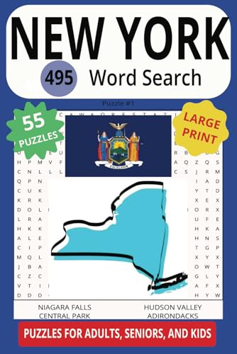 NEW YORK 495 WORD SEARCH: Perfect Brain Booster For All Ages With This Great Empire State! NEW YORK 495 WORD SEARCH: Perfect Brain Booster For All Ages With This Great Empire State! von Independently published
