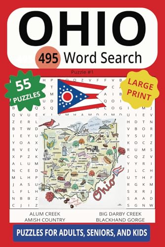OHIO 495 WORD SEARCH: Boost Your Brain With The Beauty Of The Buckeye State! OHIO 495 WORD SEARCH: Boost Your Brain With The Beauty Of The Buckeye State! von Independently published