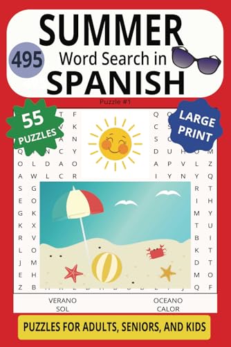 SUMMER 495 WORD SEARCH IN SPANISH: Brush Up On Your Espanol With This Fun Puzzle! SUMMER 495 WORD SEARCH IN SPANISH: Brush Up On Your Espanol With This Fun Puzzle! von Independently published