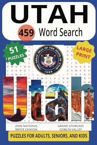 UTAH 459 WORD SEARCH: Your Brain Will Be Buzzing With This Fun Puzzle! UTAH 459 WORD SEARCH: Your Brain Will Be Buzzing With This Fun Puzzle! von Independently published