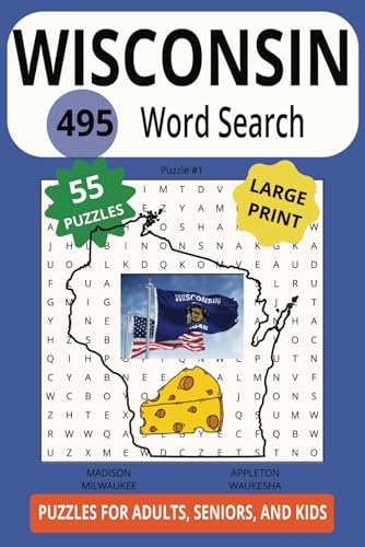 WISCONSIN: Grab Your Plate Of Cheese and Crackers For This Fun Puzzle! WISCONSIN: Grab Your Plate Of Cheese and Crackers For This Fun Puzzle! von Independently published