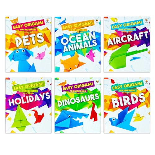 Step By Step Guide To Easy Origami For Beginners 8 Books Set Collection: (Aircraft, Birds, Dinosaurs, Farm Animals, Holidays, Jungle Animals, Ocean Animals, Pets) von Fox Eye Publishing