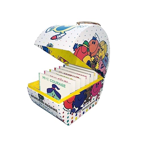 Monsieur Madame - Boîte collector blanche édition 2022: Coffret blanc en 7 volumes : Mme Câlin ; M. Rigolo ; Mme Courage ; M. Tranquille ; Mme Princesse ; M. Costaud ; Mme Lumineuse Monsieur Madame - Boîte collector blanche édition 2022: Coffret blanc en 7 volumes : Mme Câlin ; M. Rigolo ; Mme Courage ; M. Tranquille ; Mme Princesse ; M. Costaud ; Mme Lumineuse