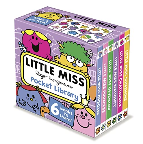 Little Miss: Pocket Library: Six board books for toddlers to enjoy