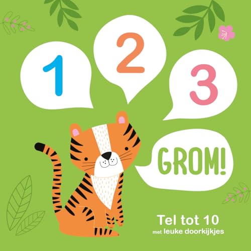 1, 2, 3 grom!: Tel tot 10 met leuke doorkijkjes 1, 2, 3 grom!: Tel tot 10 met leuke doorkijkjes von Rebo Productions
