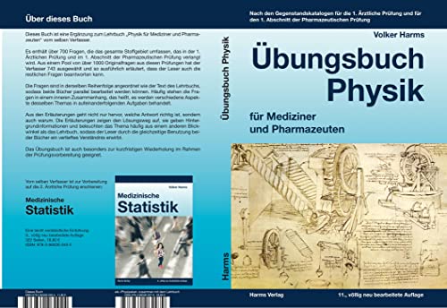 Übungsbuch Physik für Mediziner und Pharmazeuten von Harms, Volker