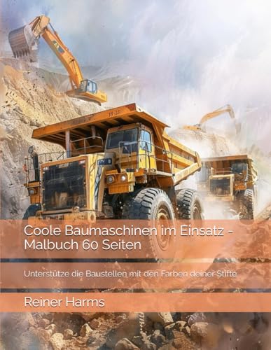 Coole Baumaschinen im Einsatz - Malbuch 60 Seiten: Unterstütze die Baustellen mit den Farben deiner Stifte (Tolle Malbücher für kleine und große ... sowie für alle, die es noch werden möchten!) Coole Baumaschinen im Einsatz - Malbuch 60 Seiten: Unterstütze die Baustellen mit den Farben deiner Stifte (Tolle Malbücher für kleine und große ... sowie für alle, die es noch werden möchten!) von Independently published