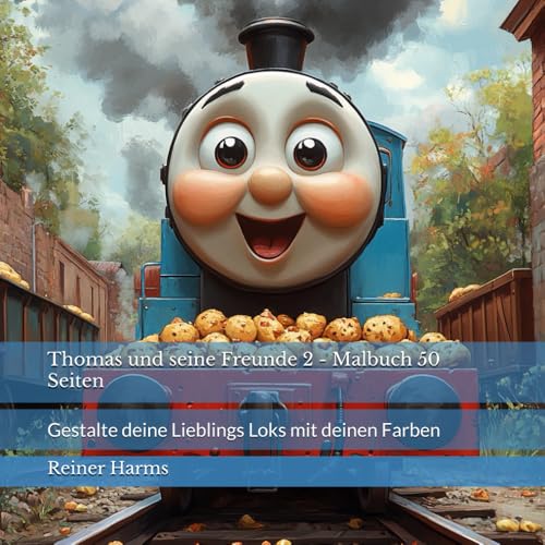 Thomas und seine Freunde 2 - Malbuch 50 Seiten: Gestalte deine Lieblings Loks mit deinen Farben (Tolle Malbücher für kleine und große Abenteurer und ... sowie für alle, die es noch werden möchten!) von Independently published
