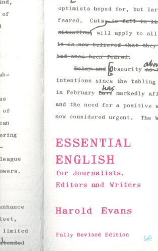 Essential English for Journalists, Editors and Writers (Pimlico)