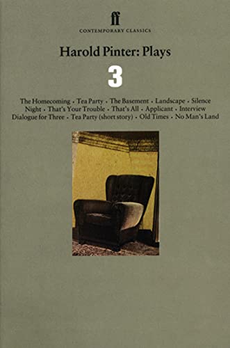 Plays.Vol.3: The Homecoming; Old Times; No Man's Land
