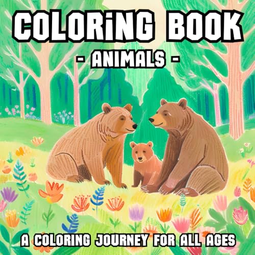 Coloring Book - Animals: A Coloring Journey for All Ages: 50 Intricate Animal Designs to Inspire Creativity and Relaxation von Independently published
