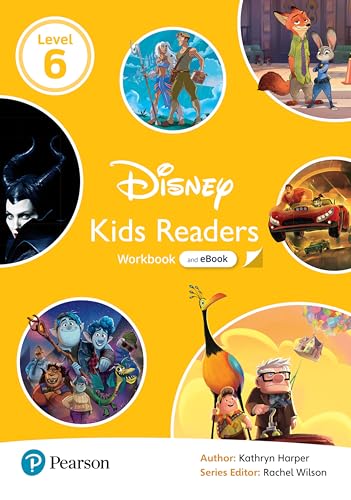 Level 6: Disney Kids Readers Workbook with eBook and Online Resources (Pearson English Kids Readers) von Pearson Education Limited