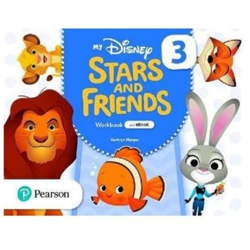 My Disney Stars and Friends 3 Workbook with eBook (Friends and Heroes) von Pearson