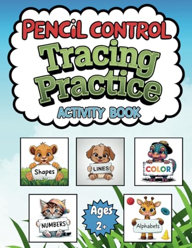 Pencil Control Tracing Practice Activity Book: My First Patterns Book | Tracing Workbook for Preschoolers and Kindergarten (Colorful Illustrations) |2+ Years von Independently published