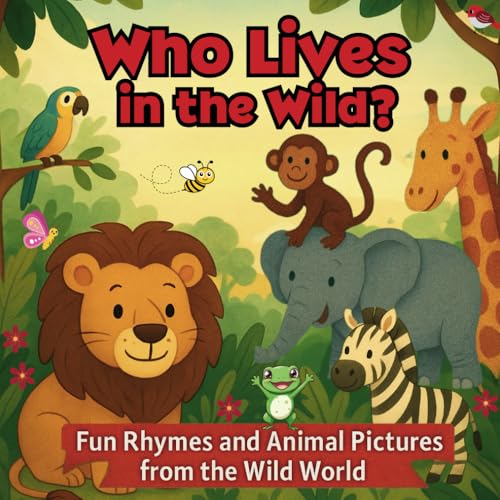 Who Lives in the Wild?: Meet Amazing Animals Through Rhyme and Picture Time (Picture Book for Toddlers) von Independently published