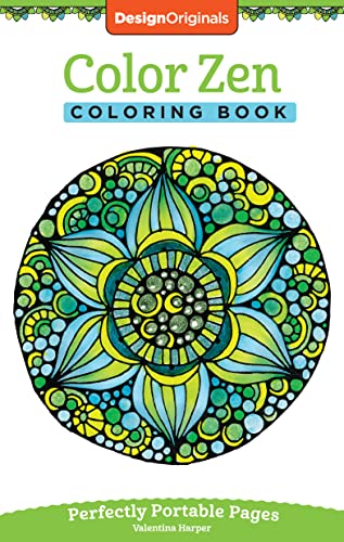 Color Zen Coloring Book: Perfectly Portable Pages (On-the-go Coloring Book)