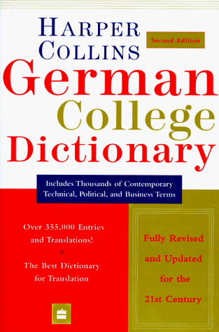 HarperCollins German College Dictionary 2nd Edition (Harpercollins College Dictionaries)