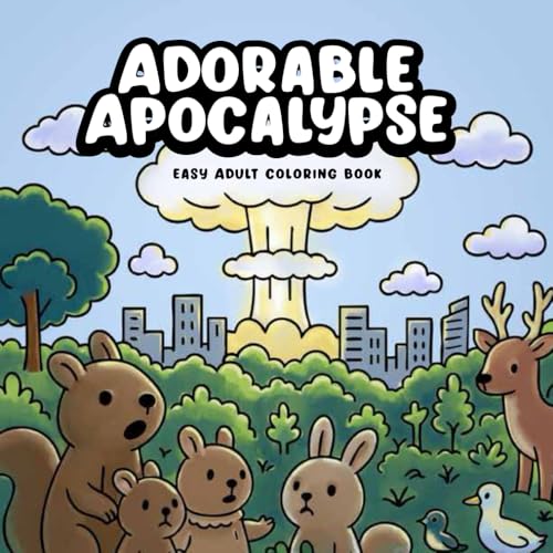 Adorable Apocalypse Coloring Book: Simple, Bold, Easy, Relaxing Fun for Adults von Independently published