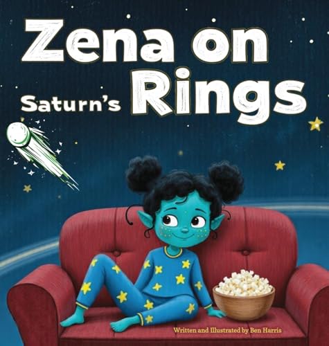Zena on Saturn's Rings von Illusion Artisan
