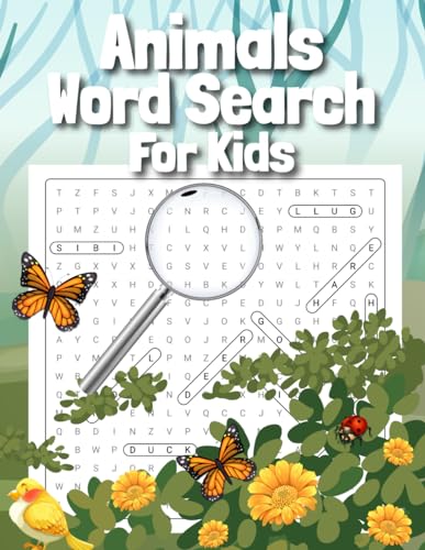 Animals Word Search For Kids