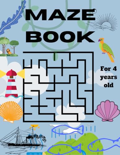 Maze Book for 4 years old: 109 Different themes for kids von Independently published