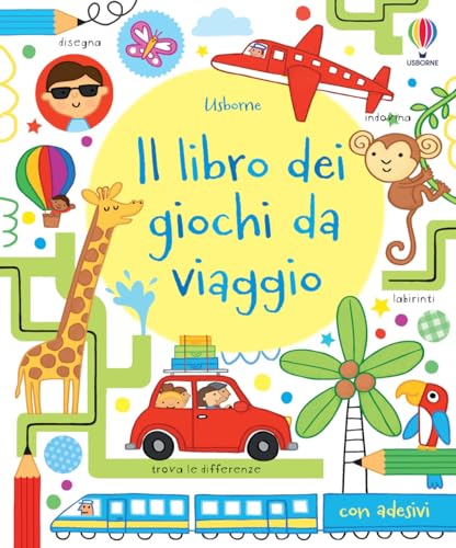 Il libro dei giochi da viaggio. Con adesivi (I libri dei giochi)