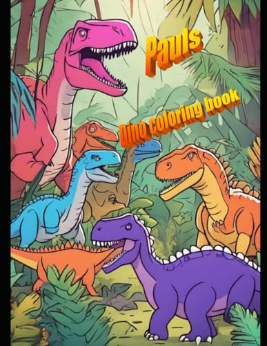 Pauls Dino Coloring Book