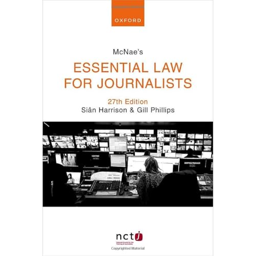 McNae's Essential Law for Journalists 27e